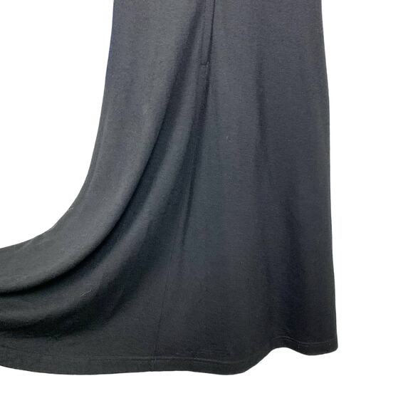 Vintage Linda Lewis Petites Wool Dress Colorblock Fit Flare Long Sleeve Small - Picture 6 of 10